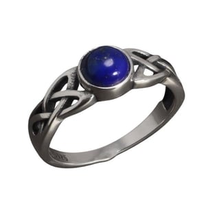Anello in argento con lapislazzuli - Elena Gilbert