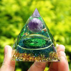 Orgonite Ametista Albero della vita 5cm