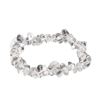 Bracciale barocco in cristallo bianco