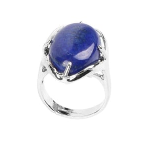 Anello regolabile da donna in lapislazzuli.