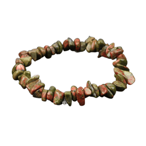 Bracciale barocco in unakite
