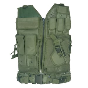 Gilet tattico verde