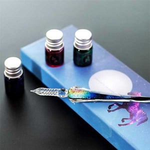 Penna per calligrafia : Set di penna e inchiostro per calligrafia