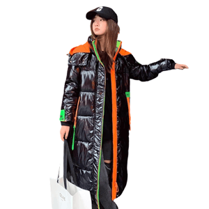 Giacca militare nera da donna