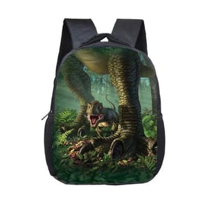 Zaino con artigli di dinosauro