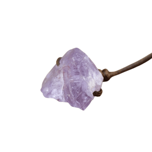 Collana con pietra ametista