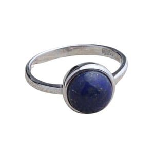 Anello in lapislazzuli e argento