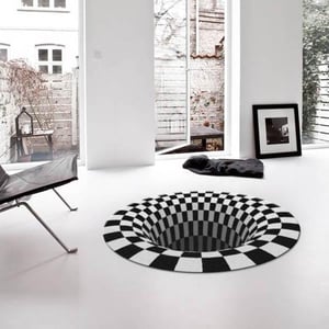 Tappeto per la casa con effetto 3D