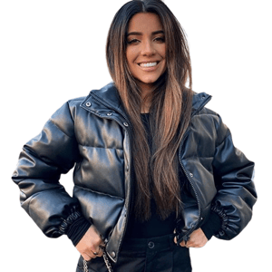 Giacca militare nera da donna