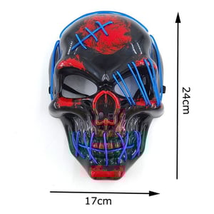 Maschera a led di Halloween