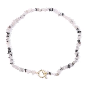 Collana di chip di quarzo rutilico