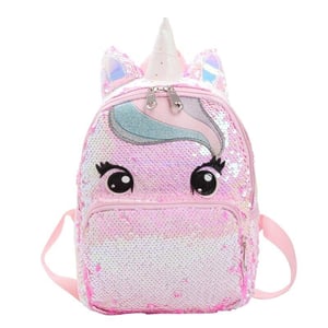 Borsa a tracolla Unicorno rosa con paillettes