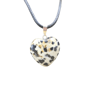 Collana con cuore in diaspro