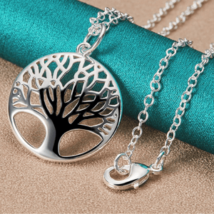 Collana Albero della vita Catena d'argento