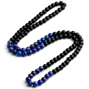 Collana in lapislazzuli e onice