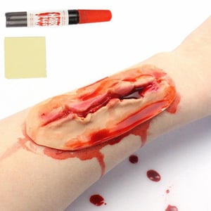 Cicatrici finte di Halloween | Sangue finto di Halloween