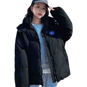 Giacca militare leggera da donna nera