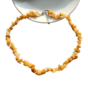 Collana di giada gialla