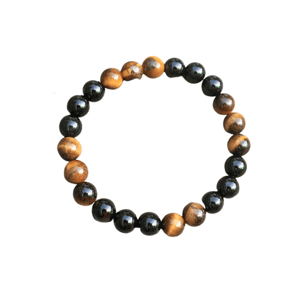 Bracciale in onice, occhio di tigre