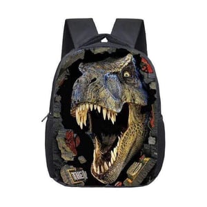 Zaino del dinosauro tirannosauro arrabbiato