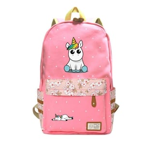 Zaino Unicorno Rosa