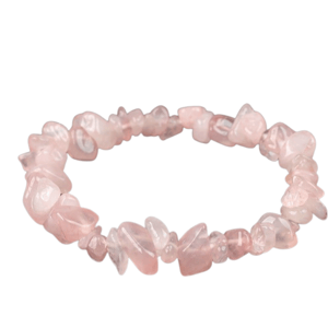 Bracciale barocco in quarzo rosa