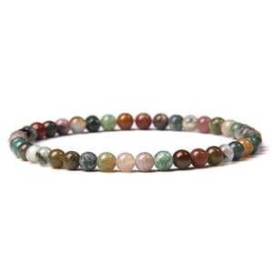 Bracciale di agata indiana 4 mm