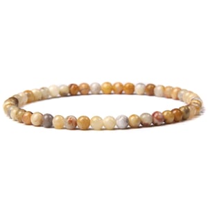 Bracciale di agata da 4 mm