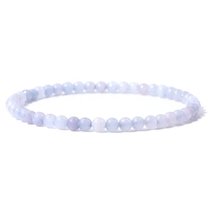 Bracciale in acquamarina 4 mm