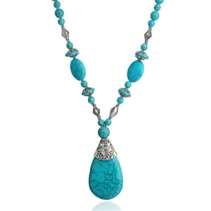 Collana bohémien in turchese