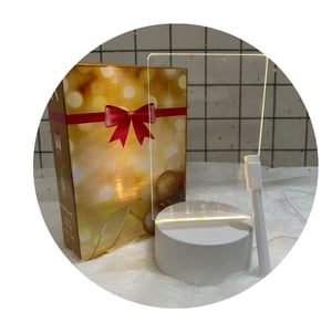 Pannello note creativo a luce notturna a led con penna