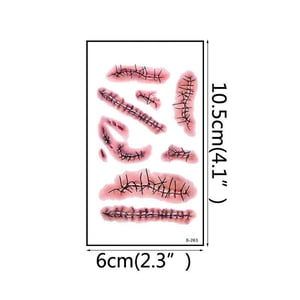 Tatuaggio finta cicatrice | Tatuaggio effetto bruciatura