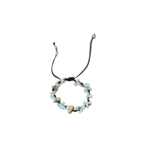 Bracciale barocco in amazzonite