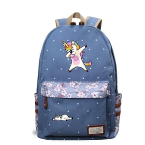 Zaino Unicorno Azzurro Primario