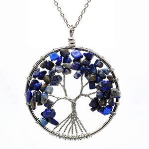 Collana Albero della vita in lapislazzuli
