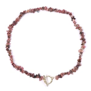 Collana di rodonite a scaglie