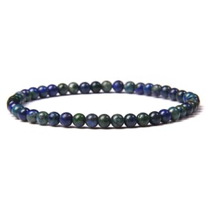Bracciale in lapislazzuli 4 mm