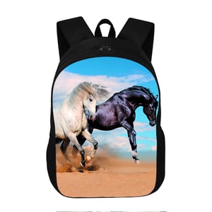 Zaino con cavalli