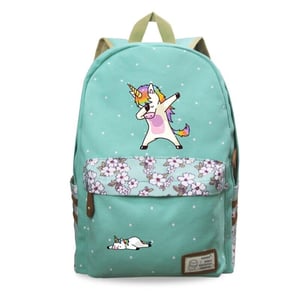 Zaino Unicorno Verde Primario