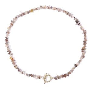 Collana di trucioli di agata del Botswana