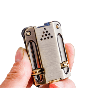 Accendino vintage in bronzo