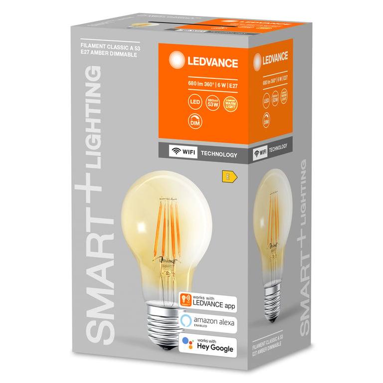 SMART+ Filament Classic Dimmable 53 6 W/2400 K E27 (CS à 1 PCE)