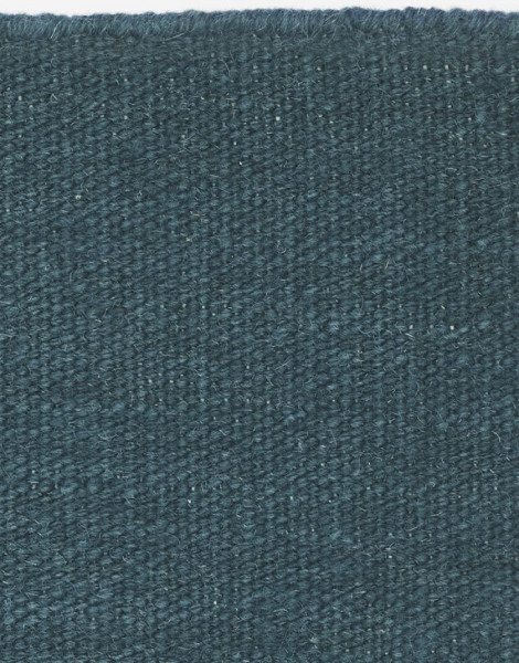 Kvadrat vloerkleed Vintage Plain Zeeblauw 0044