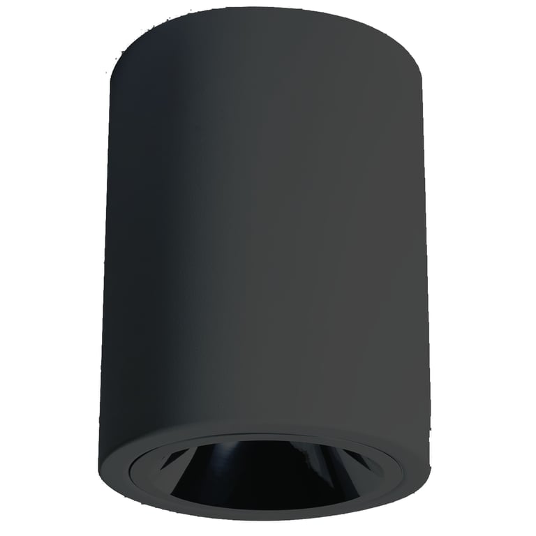 LUMIKO OPB-HUIS -UGR-ZW - Rond opbouw huis voor Juno module, Zwart, in