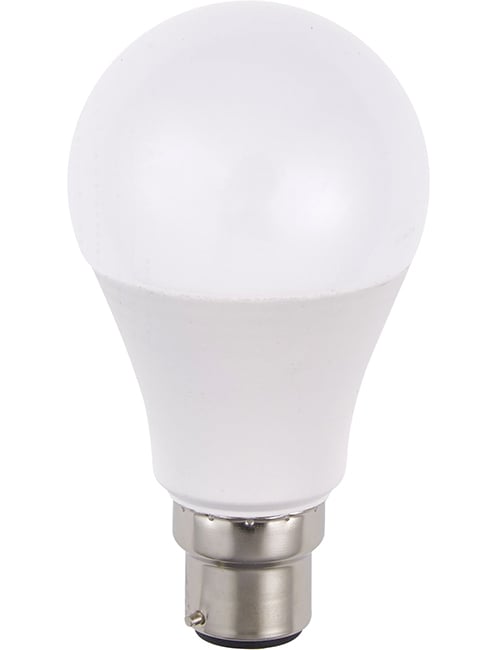 LED Ba22d GLS A60x110 100-240V 810Lm 10W 827 220° AC/DC Opal