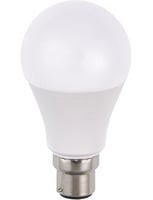 LED Ba22d GLS A60x110 100-240V 810Lm 10W 827 220° AC/DC Opal