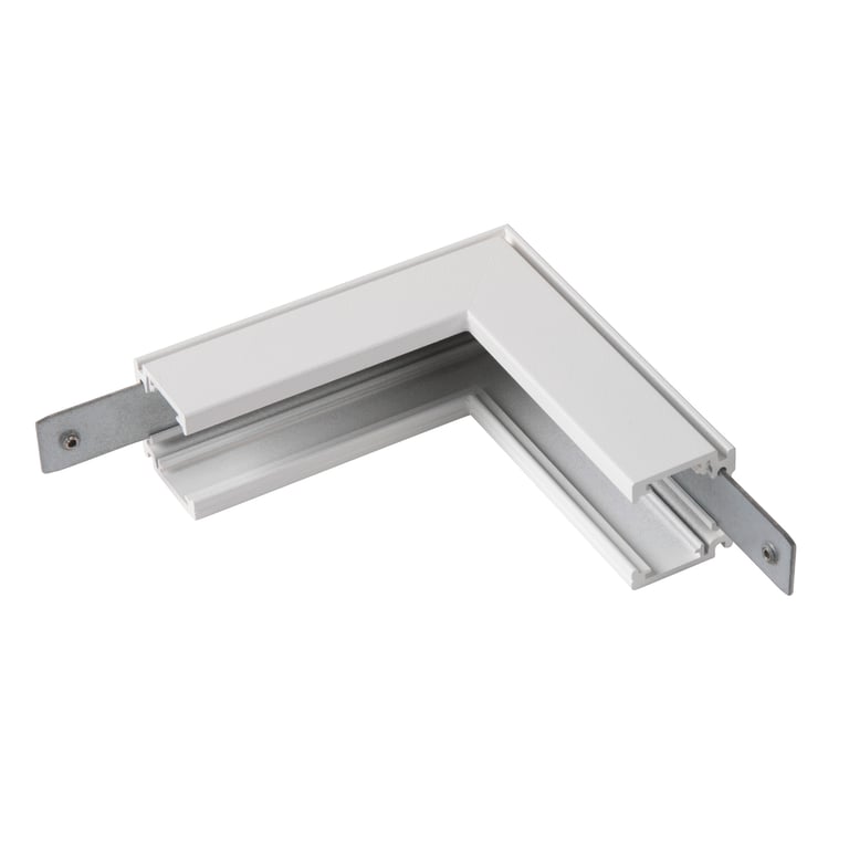 L-verbinder mechanisch, 48V TRACK, voor opbouwrail standaard, stereo,