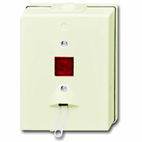 trekschakelaar 2P 16A opb AP creme