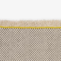 Kvadrat vloerkleed Duotone Lichtgrijs Geel 0151