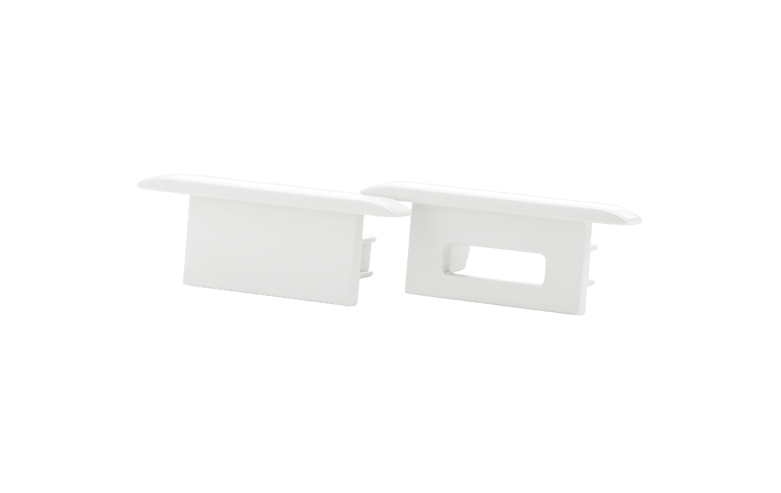 StripLine Wit Eindstuk inbouw kit